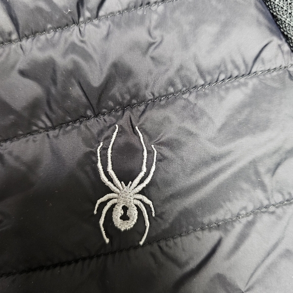 Spyder Men's Nova Full Zip Hybrid Black Quilted Jacket - Picture 8 of 11